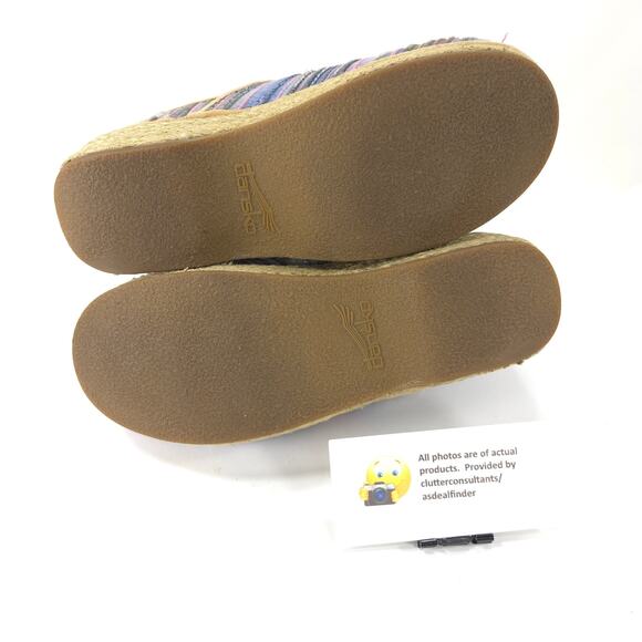 Dansko Jute Pro Casual Slip On Nursing Clog Womens Size 6 36 025990600 Multi - Picture 9 of 9